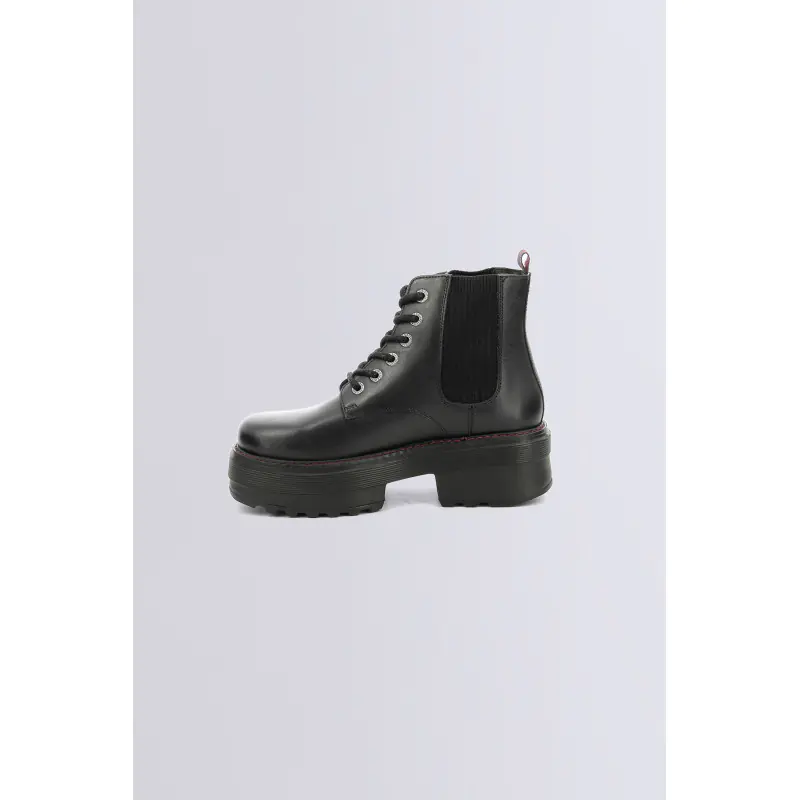 KICK HELENA NOIR BOOTS Cuir Femme