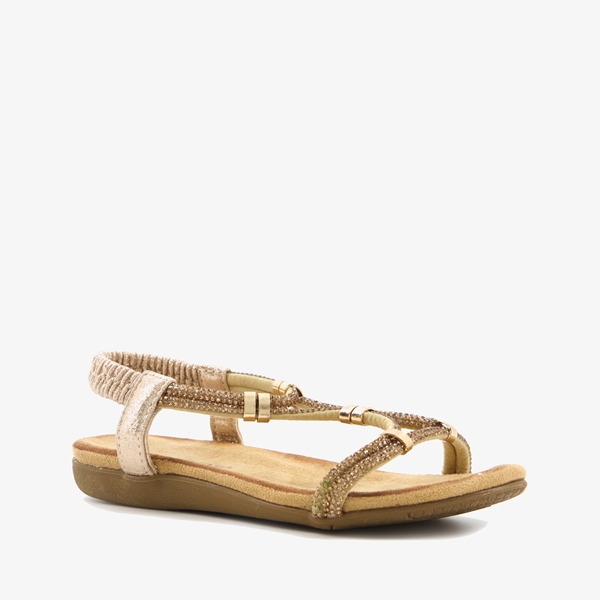 Blue Box meisjes sandalen goud met glitter