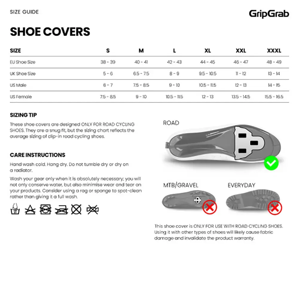 GripGrab PACR Waterproof Road Overschoenen Hi-Vis Geel