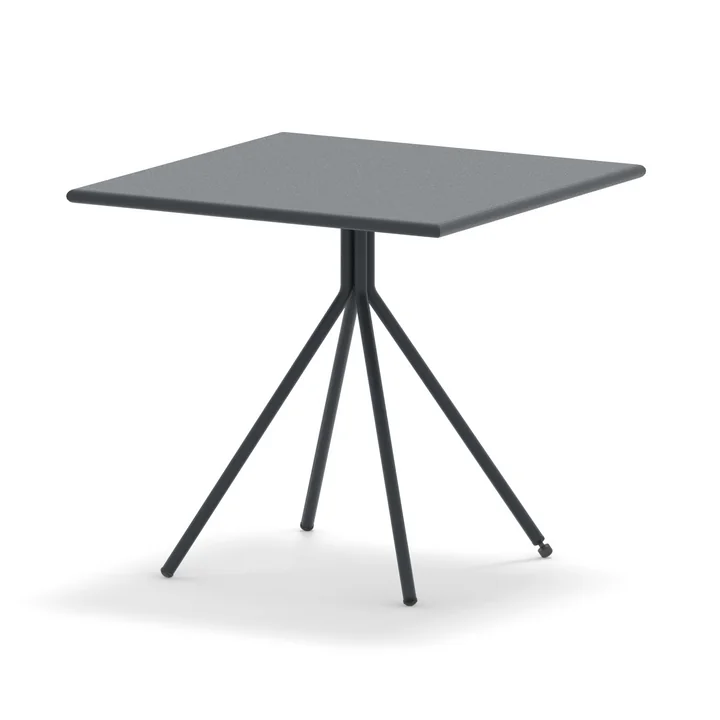 Vermobil - Twist Tisch, 80 x 80 cm, anthrazit