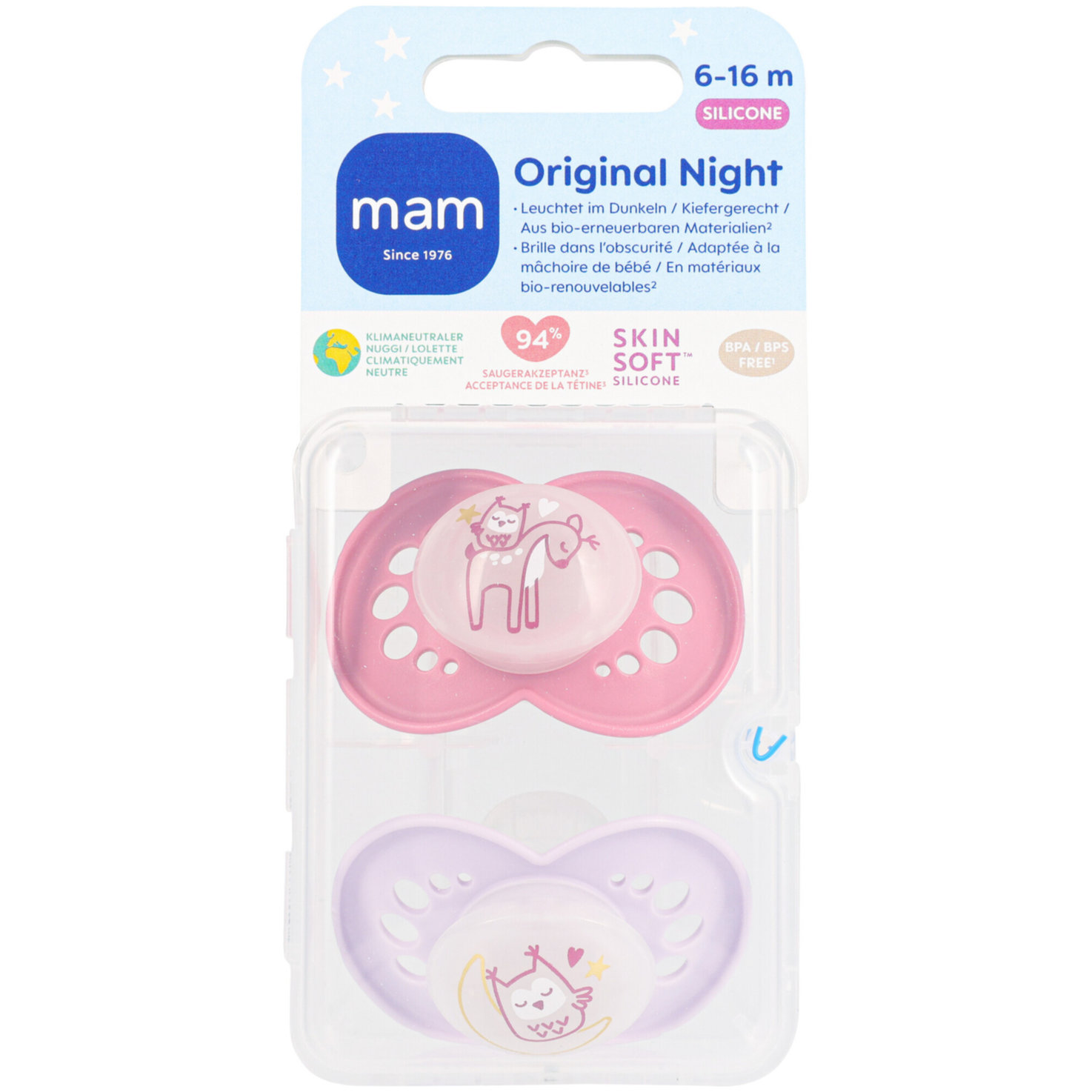 Mam Original Night 6-16m, Girl