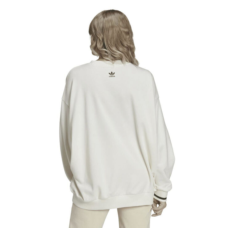 adidas tennis luxe graphic sweater White