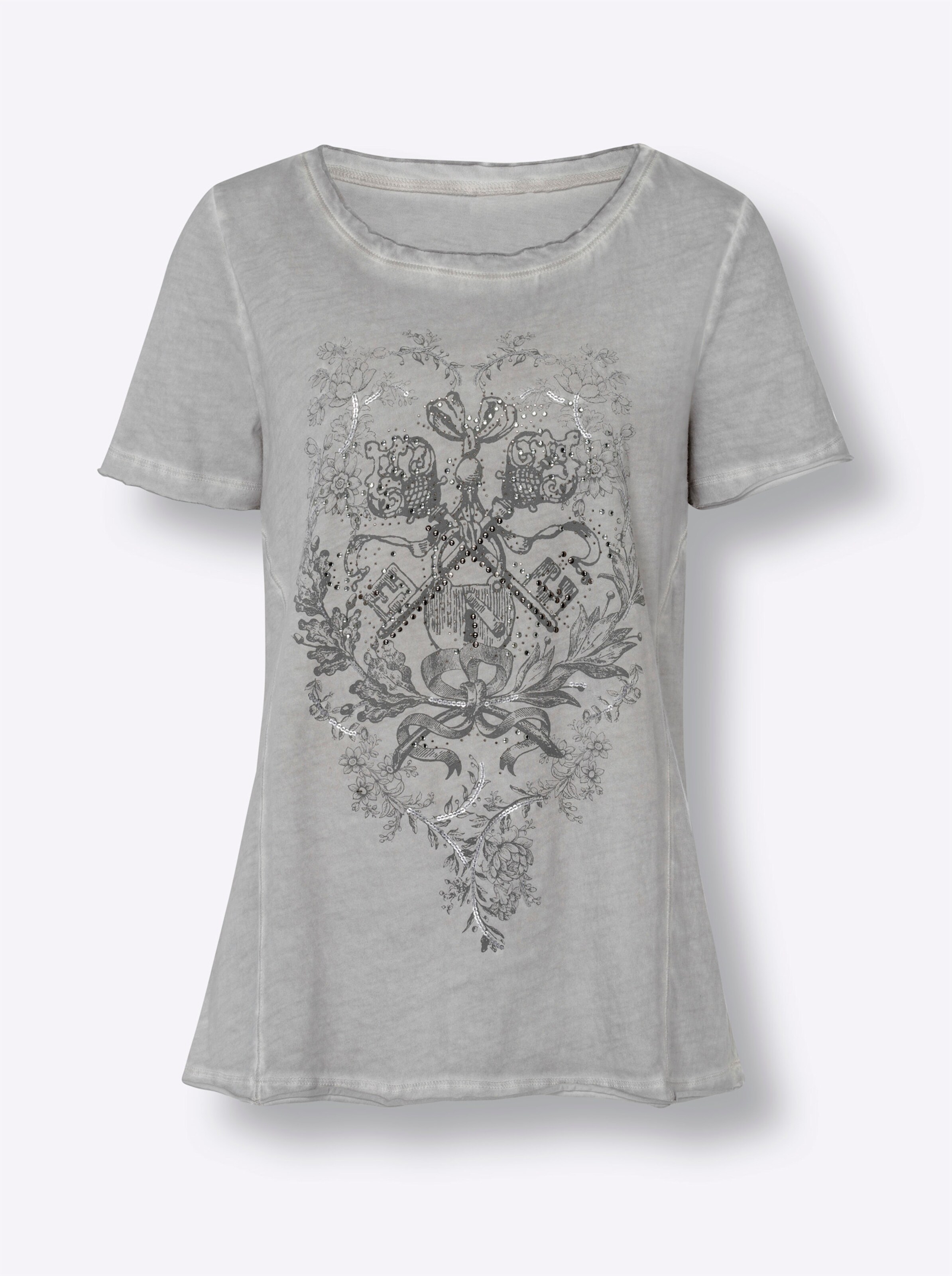 heine Shirt in hellgrau