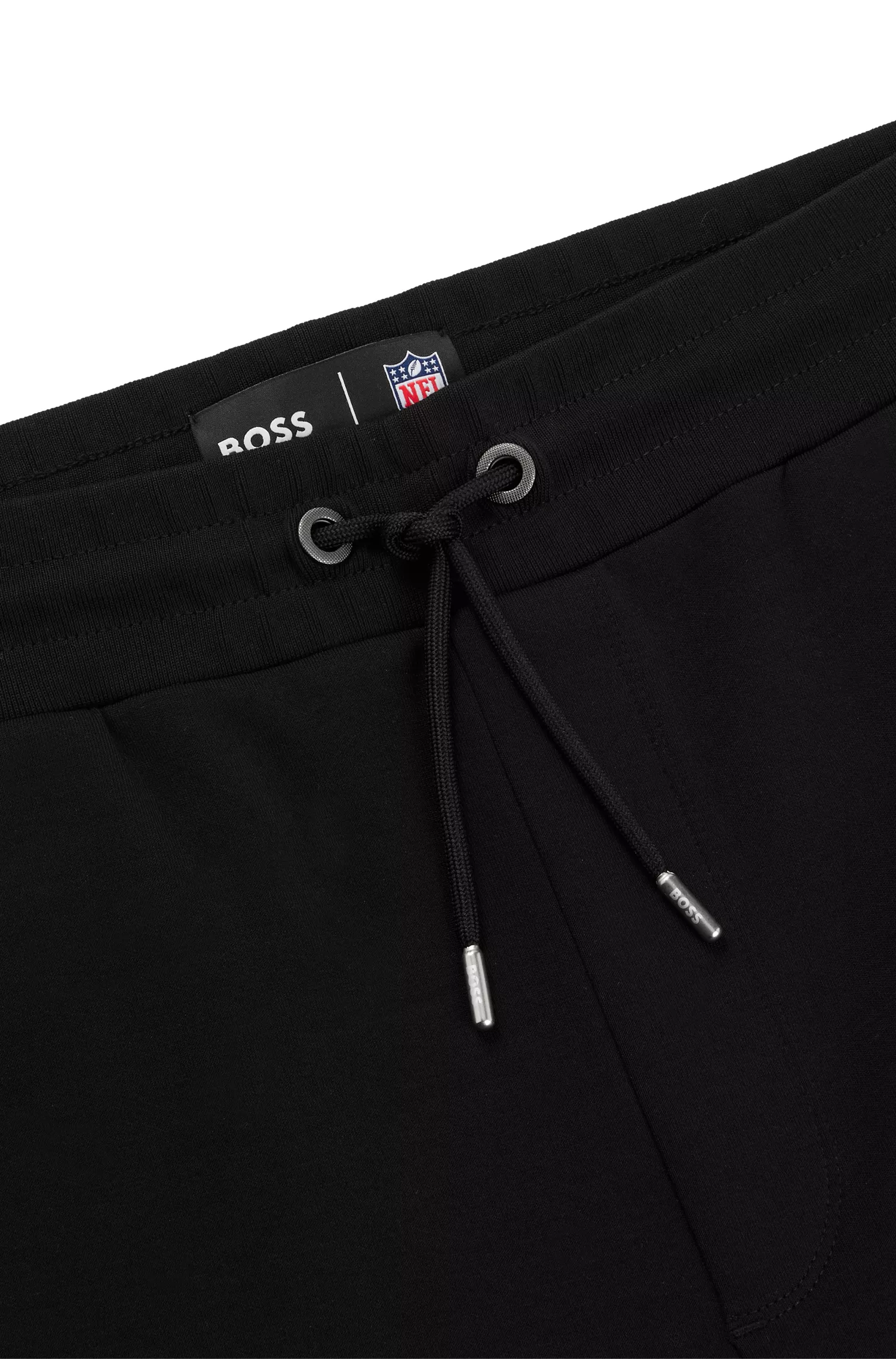 Calções BOSS Orange-BOSS x NFL em mistura de algodão com etiqueta da marca