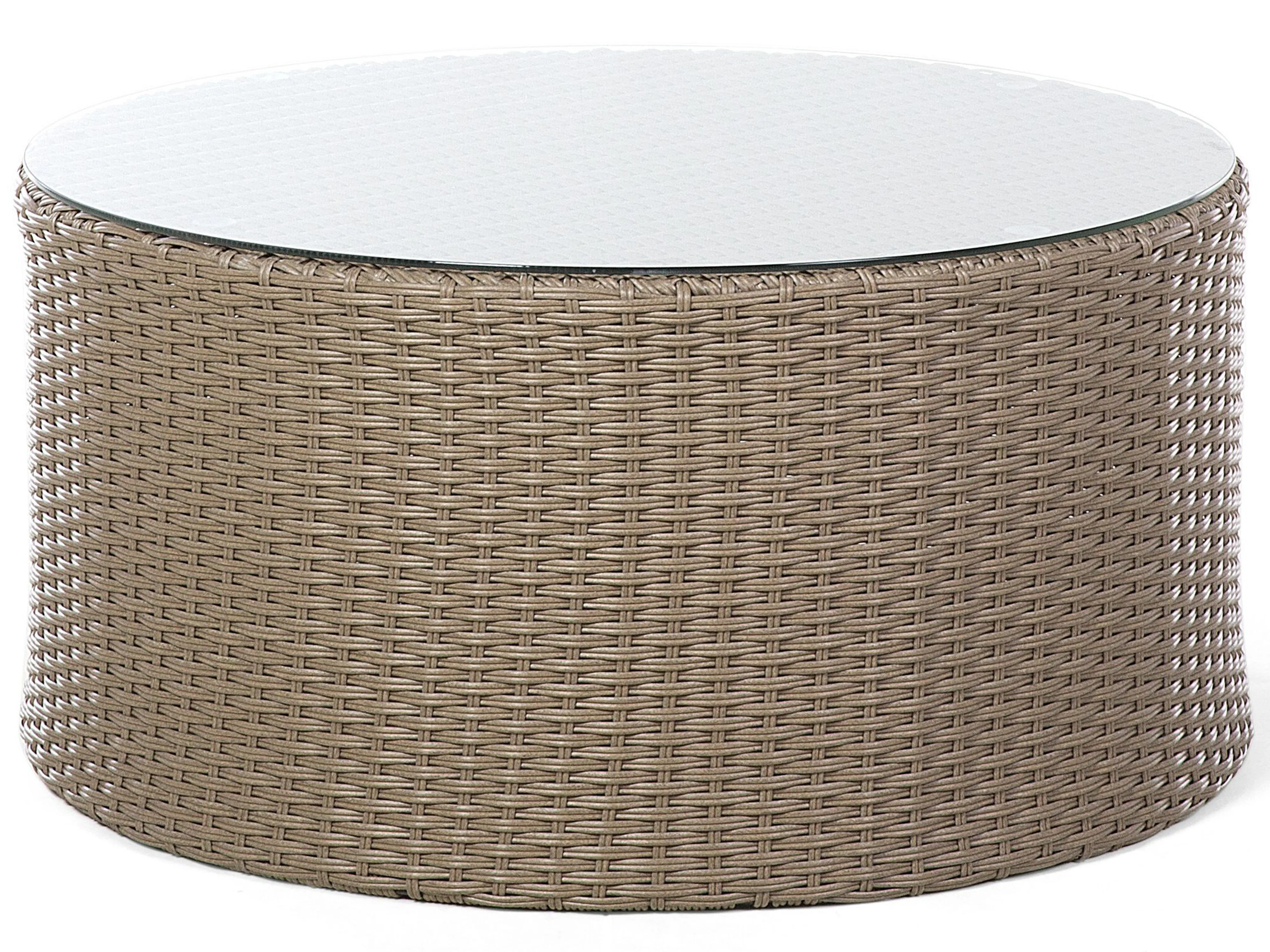 Loungeset met tafel 9-zits SEVERO PE rotan Bruin