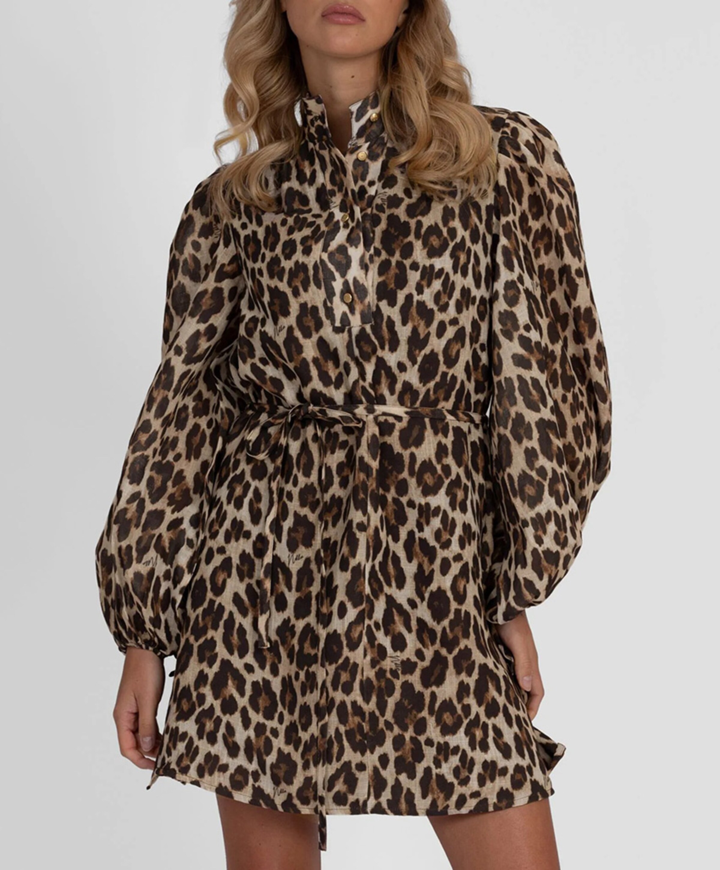 Nikkie Dames jurk bruin
