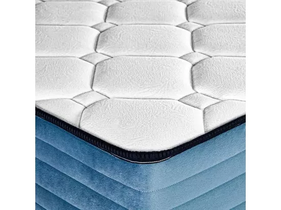 Matelas réversible CALI 180x200 cm, mousse haute densité, indépendance du couchage, face été/hiver, épaisseur 24 cm