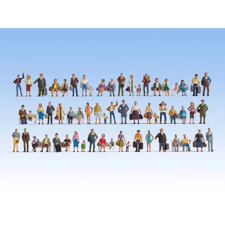 NOCH Mega Spar-Set mit 60 Figuren