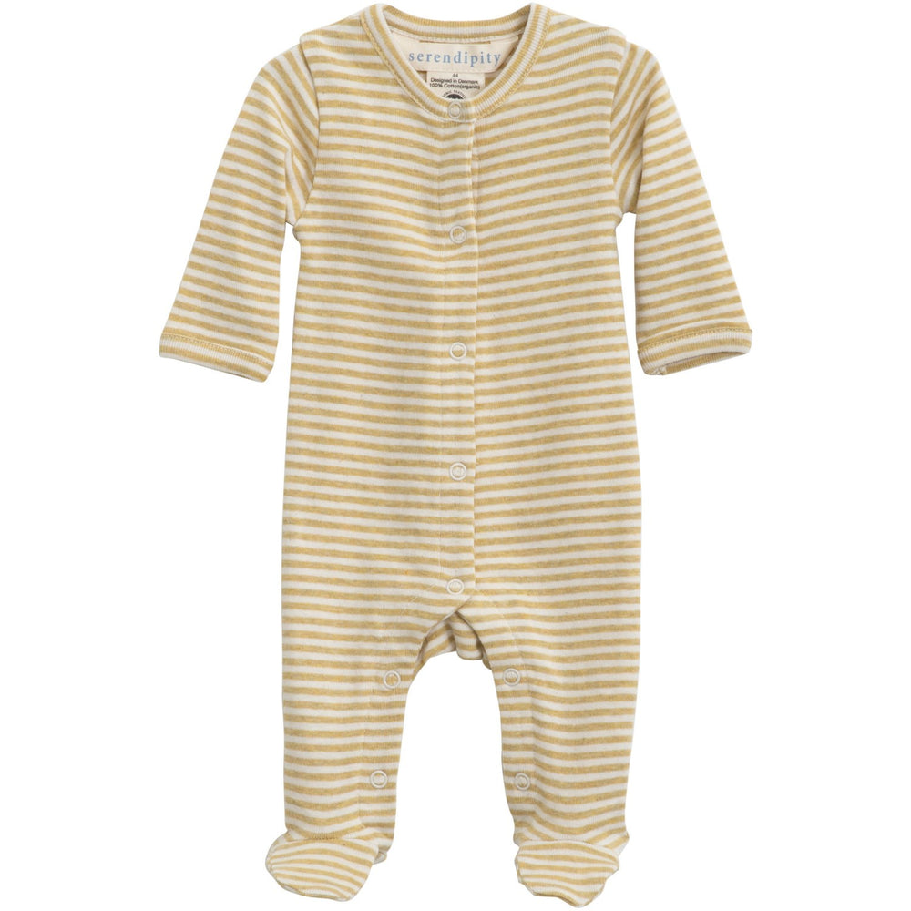 Køb Serendipity Chamomile/Offwhite Newborn Dragt W. Feet