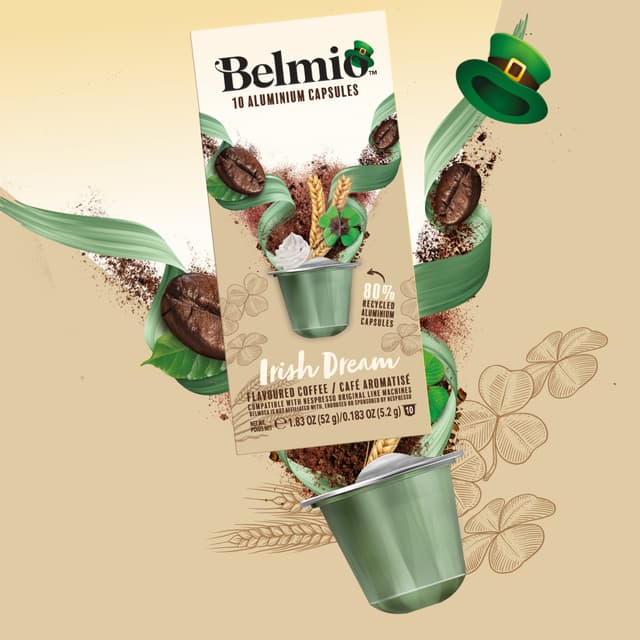Belmio Irish Dream kaffekapsler til Nespresso (10 stk.)