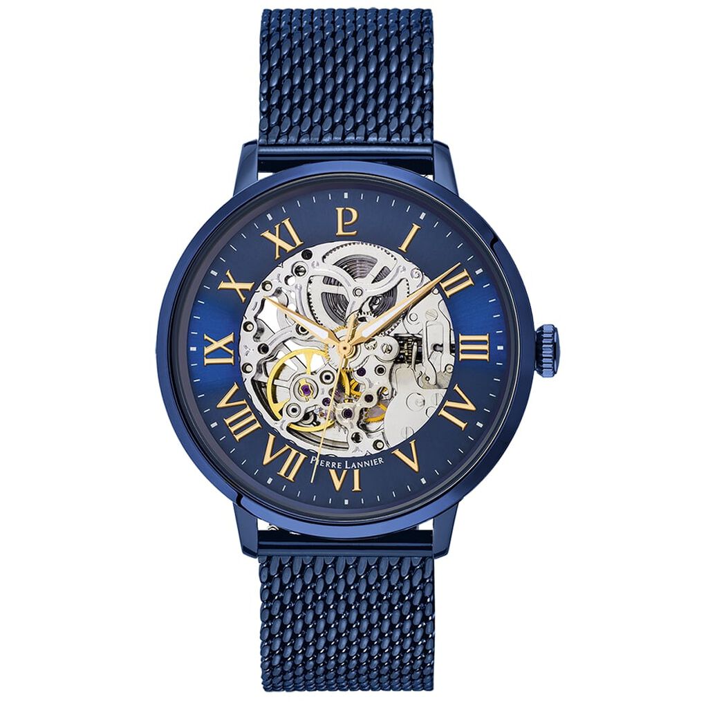 Montre Pierre Lannier Collection Automatic Bleu