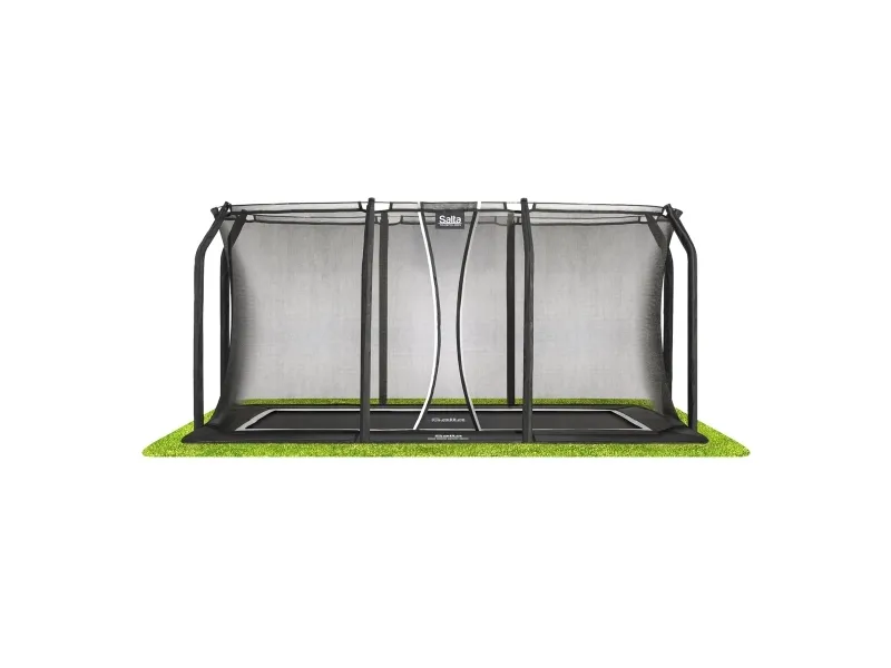 Salta Trampolin Royal Baseground 305x214 cm, sort inkl. sikkerhedsnet (805-831)