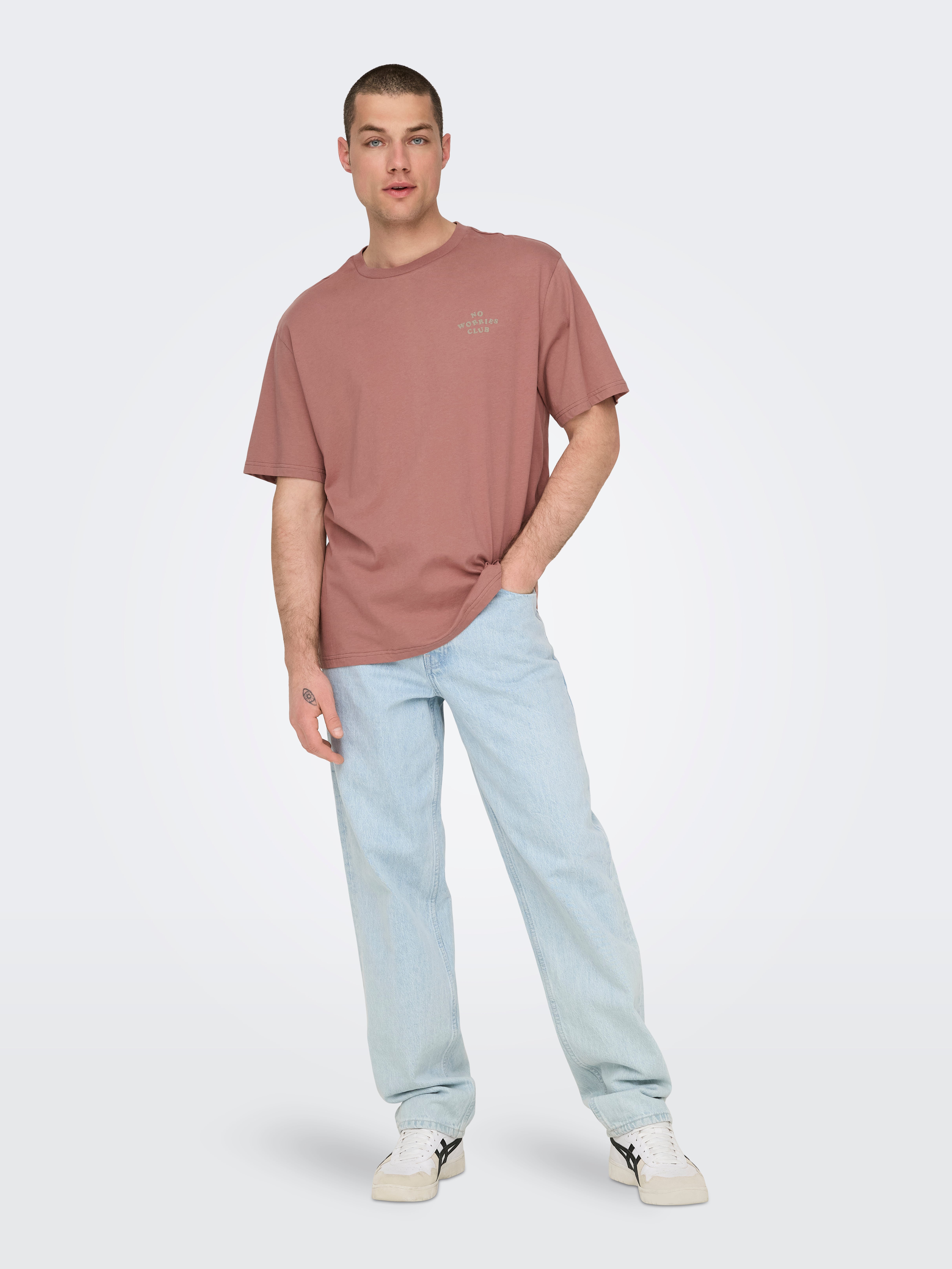 ONSMACE T-shirt Burlwood