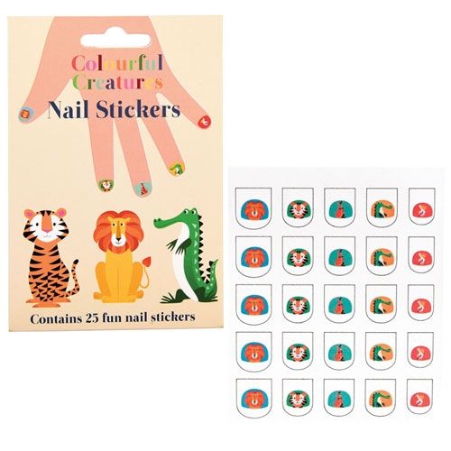 Rex london nagelstickers kleurrijke dieren