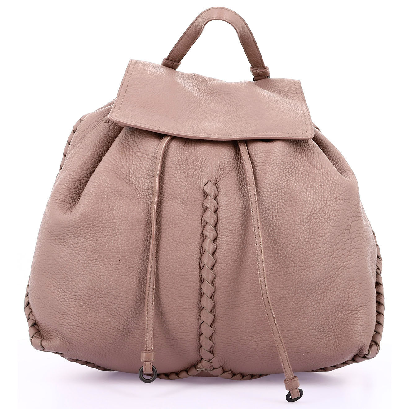 Bottega Veneta Sac à dos en Cuir Grand rose - Très bon état - Longueur 41 cm