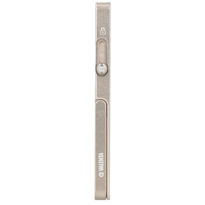 Valenta Cardprotector Magsafe Stand Natural Titanium