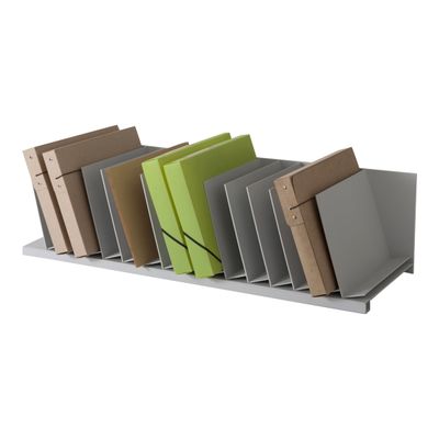 Trieur organiseur de bureau - 16 cases inclinées - noir