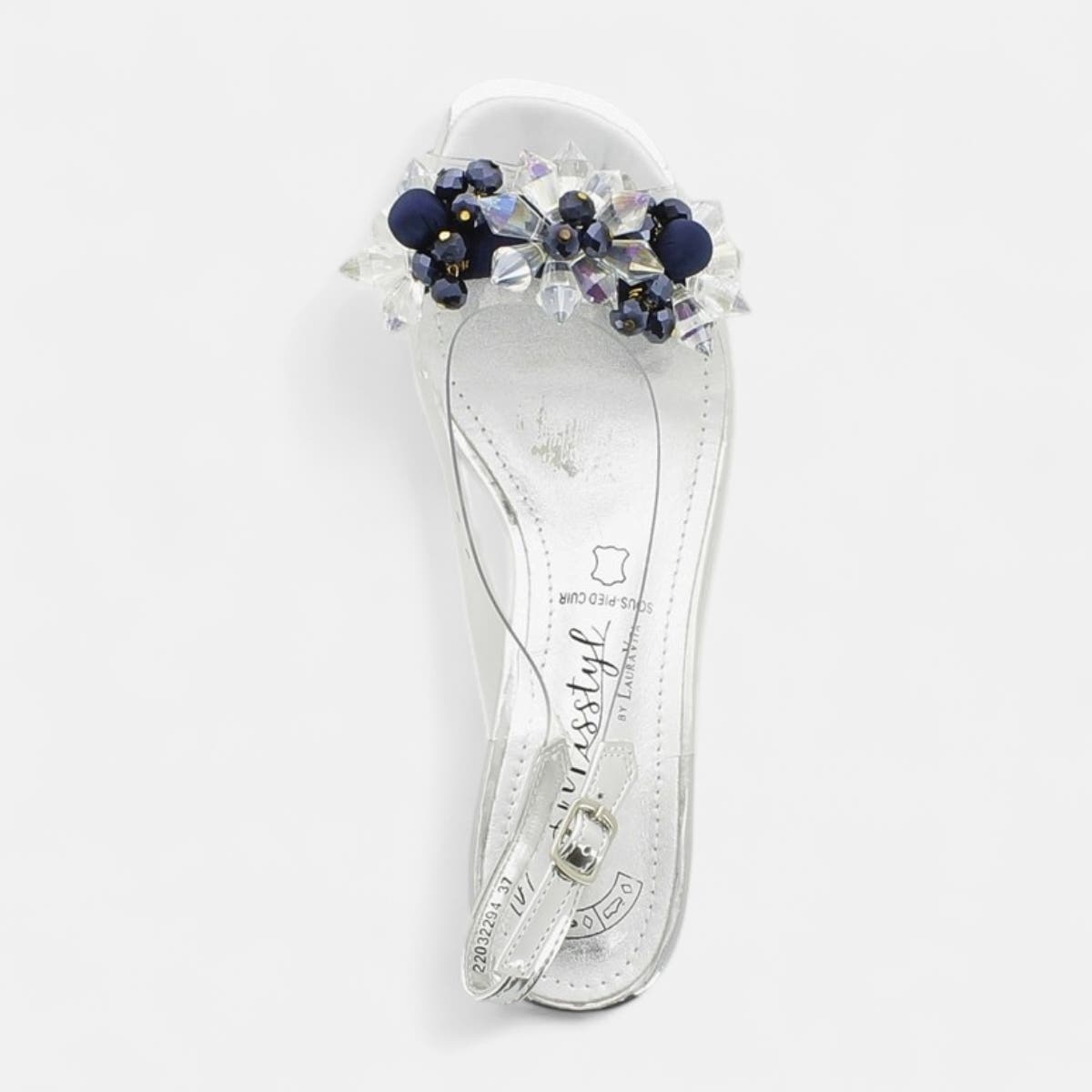 Nu-pieds Femme argent