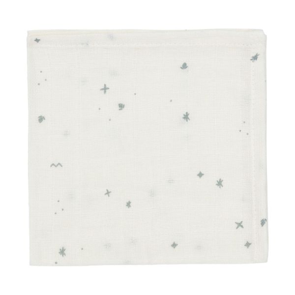 Jollein Twinkling Monddoekje - 3 Pack - 31 x 31 cm - Hydrofiel - Sea Green
