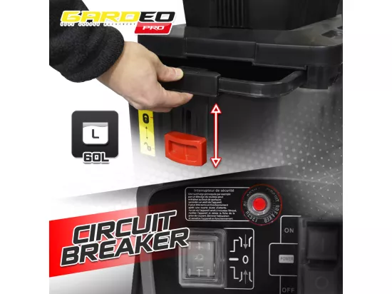 Broyeur de végétaux électrique 2800W 44MM - Gardeo
