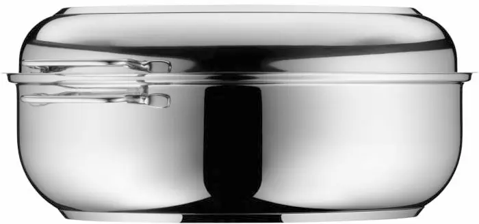 Roestvrijstalen braadpan geschikt voor ovale braadzone (Inductie) 17008471