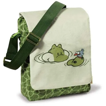 NICI Schultertasche klein, Krokodil, ca. 24x19x7cm