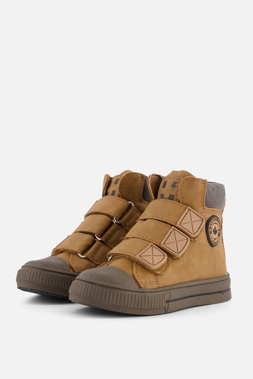 Muyters Velcro Sneakers cognac Imitatieleer