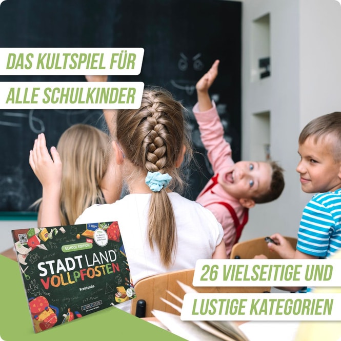 Stadt Land® Vollpfosten - School Edition