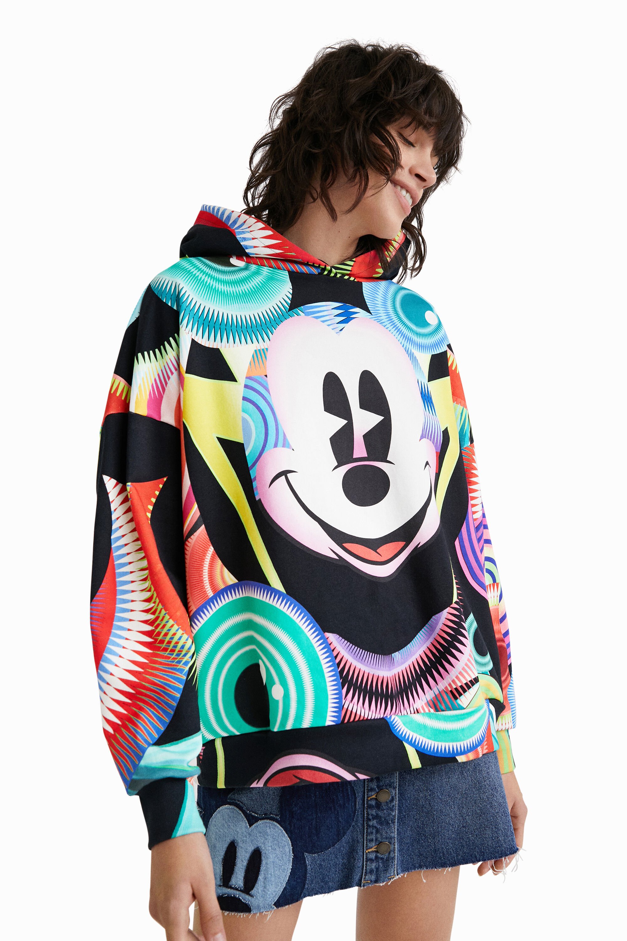 Sweat-shirt oversize Mickey Mouse M. Christian Lacroix