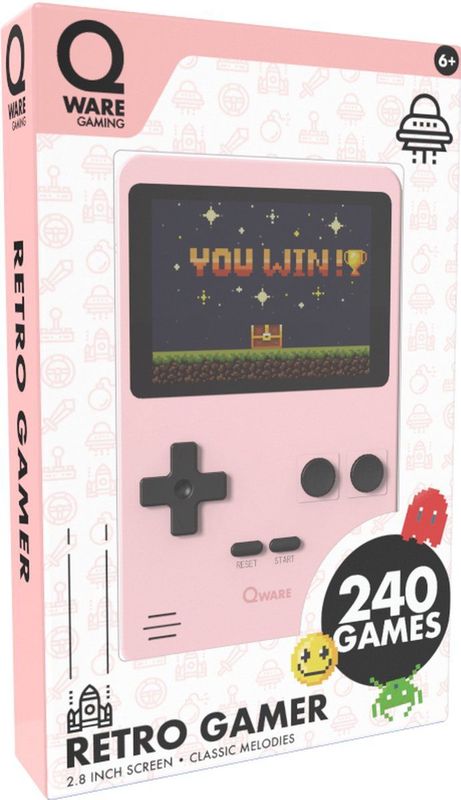 Qware - Retro-gameconsole - 240 Spellen