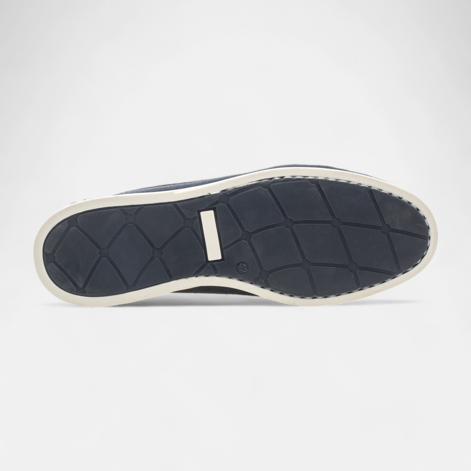 Chaussures bateau Homme en cuir jeans
