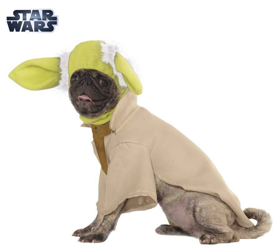Fantasia de Yoda para Cachorro de Star Wars