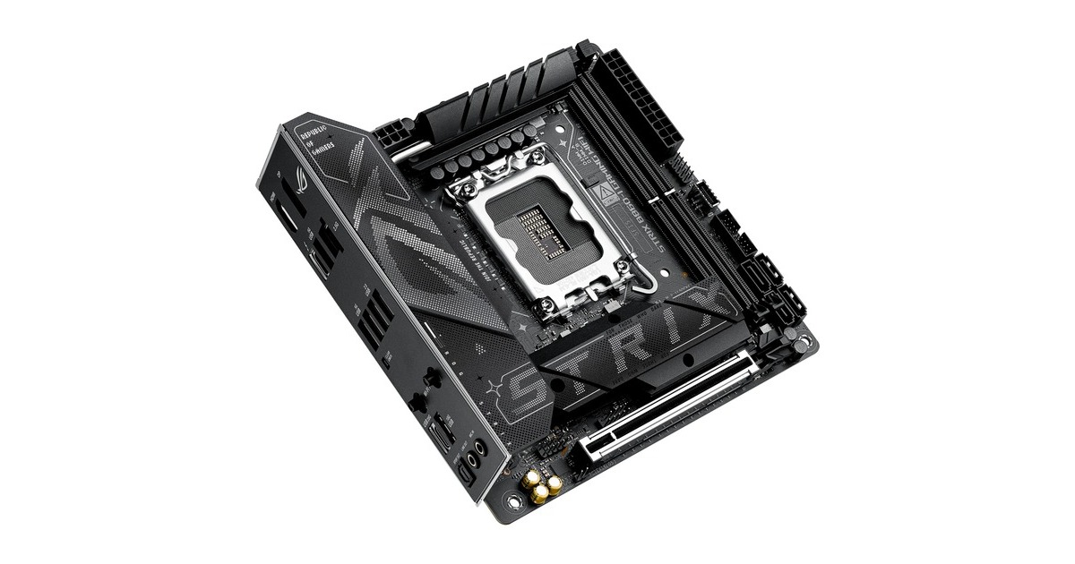 ASUSROG STRIX B860-I GAMING WIFI socket 1851 moederbord  (RAID, 2.5 Gb-LAN, Wi-Fi 7, BT, Sound, Mini-ITX)