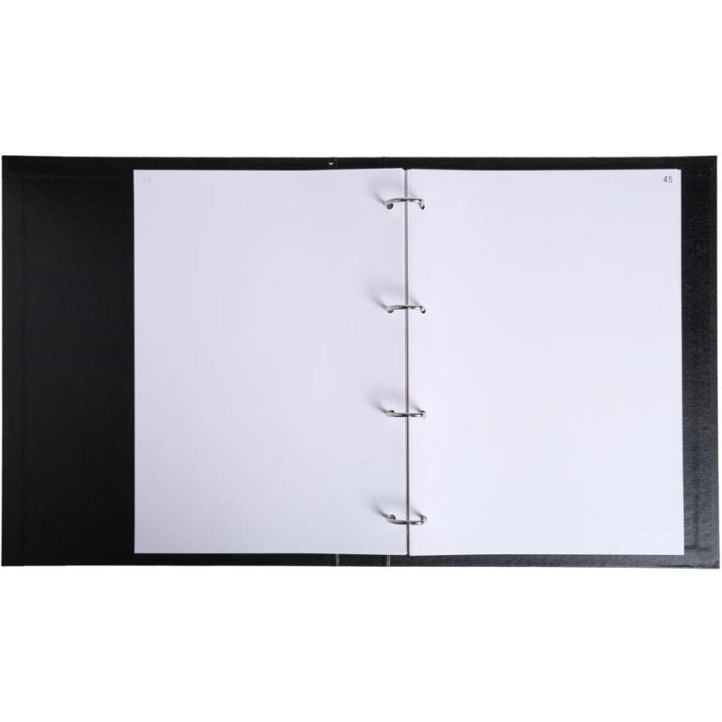 Reliure registre 32x26cm 4 anneaux avec recharges de 100 feuillets - Registre des décisions