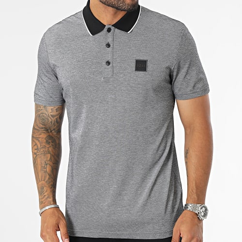 Polo Manches Courtes PeOxford 50497139 Gris Chiné