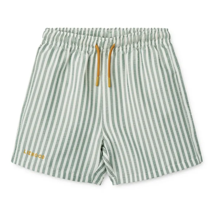 Liewood Short de Bain Duke Seersucker | Vert Menthe