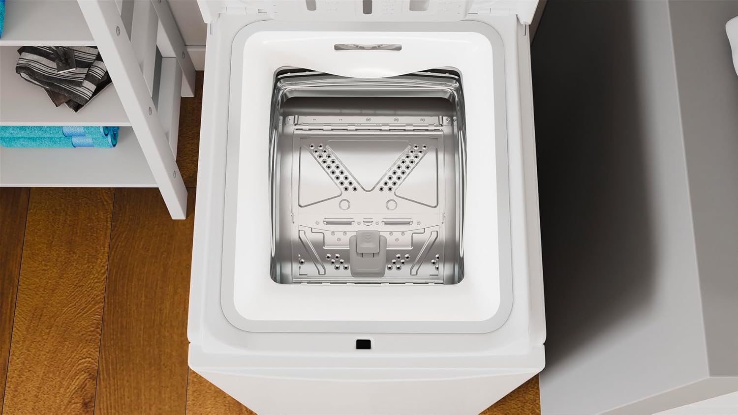 Privileg PWT Class B6 S5 N Waschmaschine Toplader/1200 UpM/6 kg/EEK B/Turn&Go Programm/Rapid Wash/SoftOpening/Extra Spülen/Energy Saver/Mehrfachwasserschutz+/Extra Waschen/Startzeitvorwahl