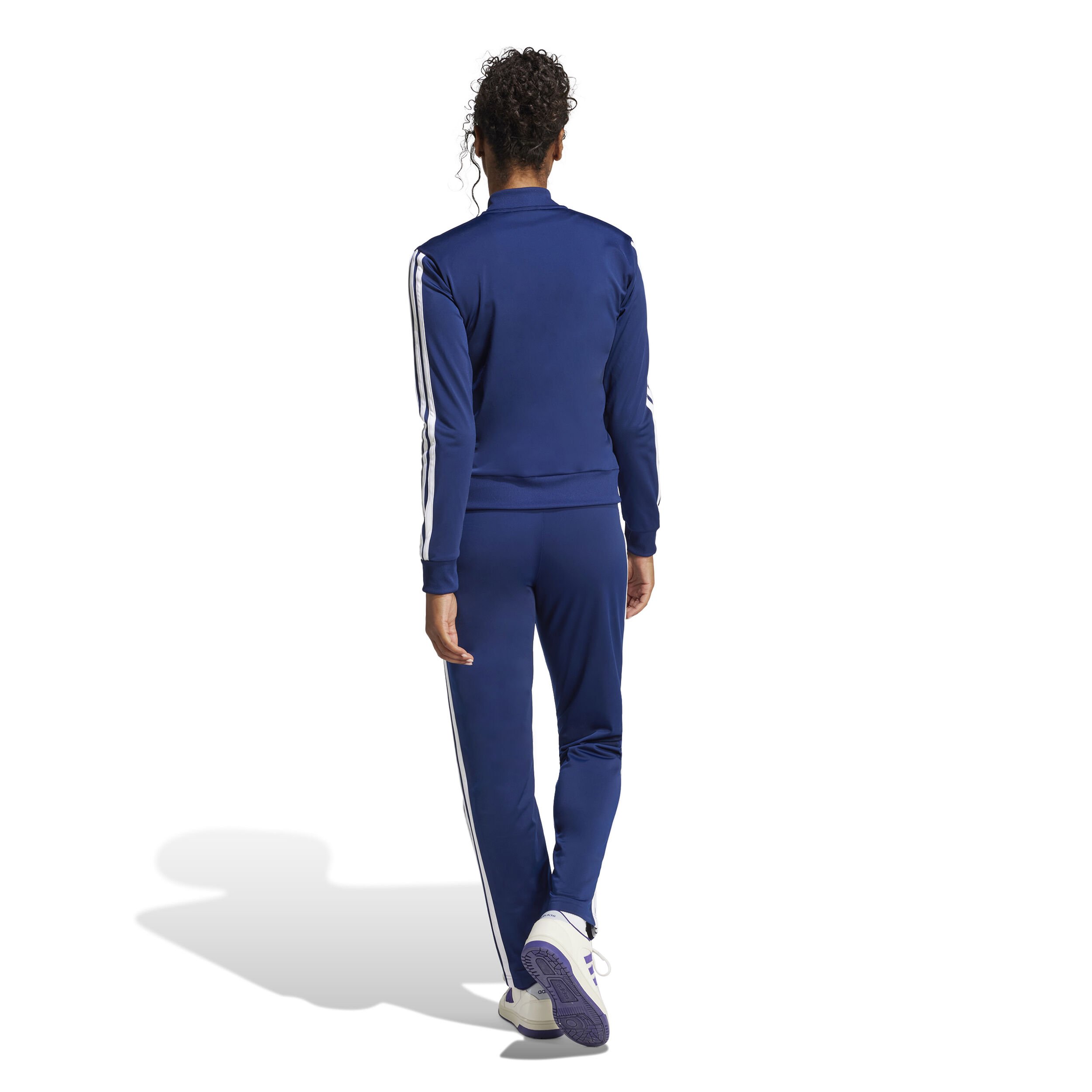 adidas 3 Stripes Survêtement Femmes - Bleu Foncé