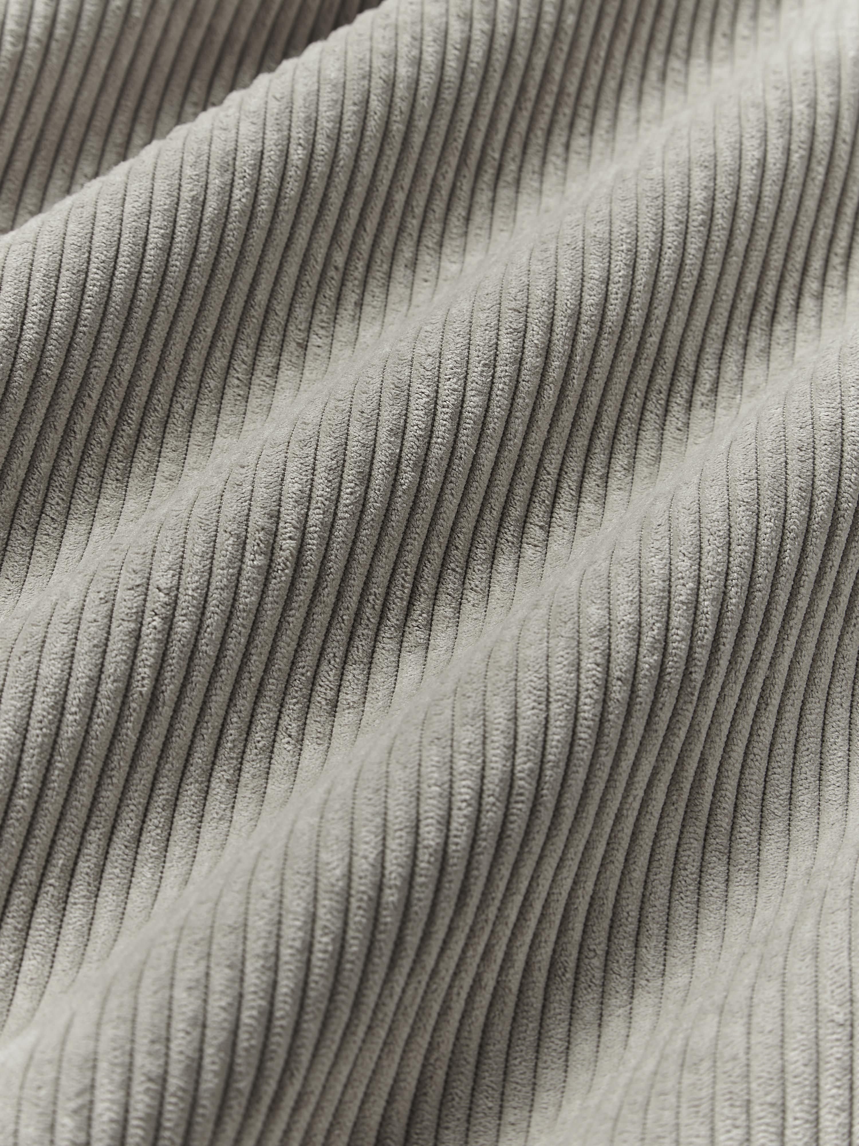 Grote corduroy bankkussen Lennon, 60 x 60 cm