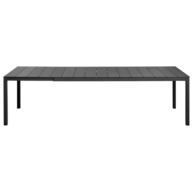 Nardi Rio Alu uitschuifbare tuintafel 210/280x100 Anthracite