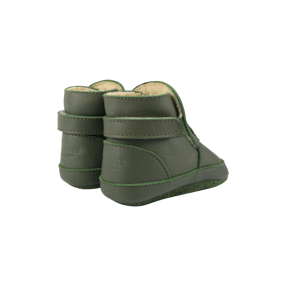 Aggas Booties | Holly | Olive Leather