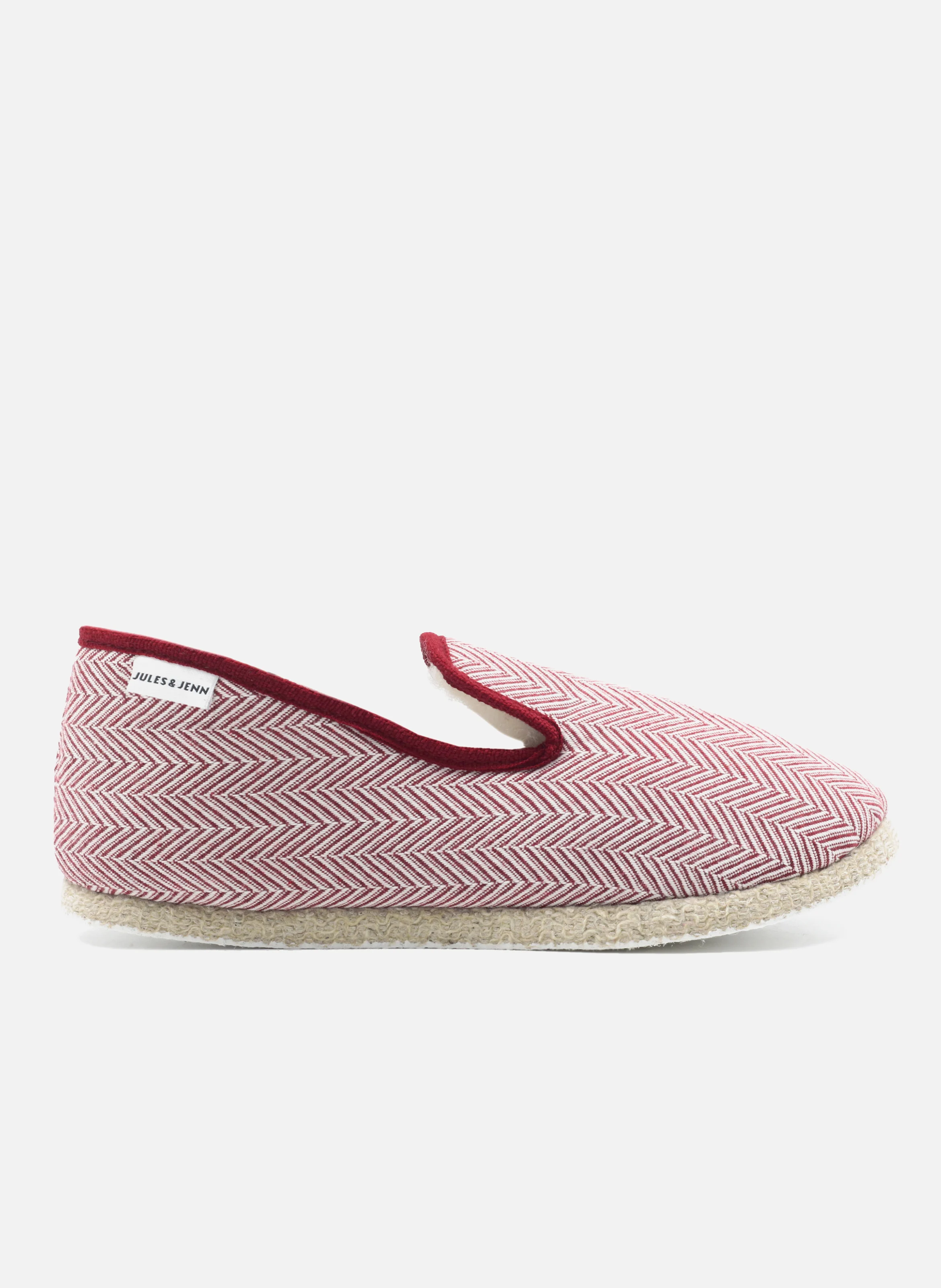 Charentaises tissu | Blanc
