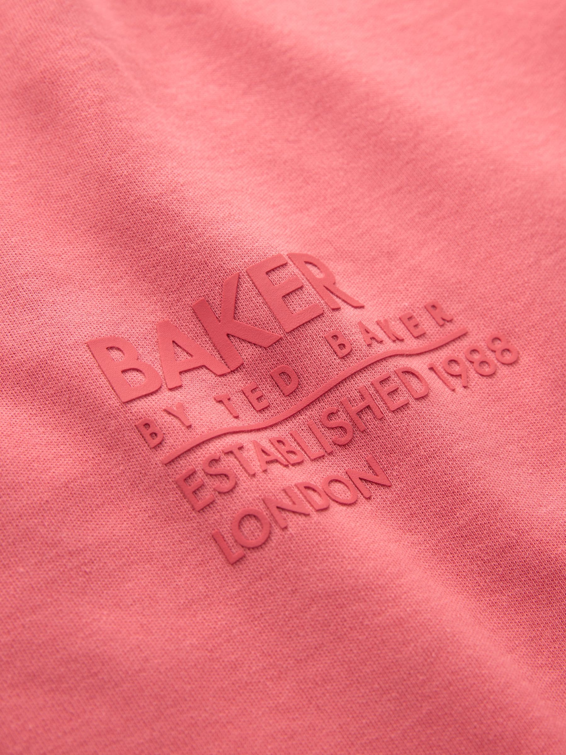 Baker by Ted Baker Oversized Tonal Graphic T-Shirt and Shorts Set