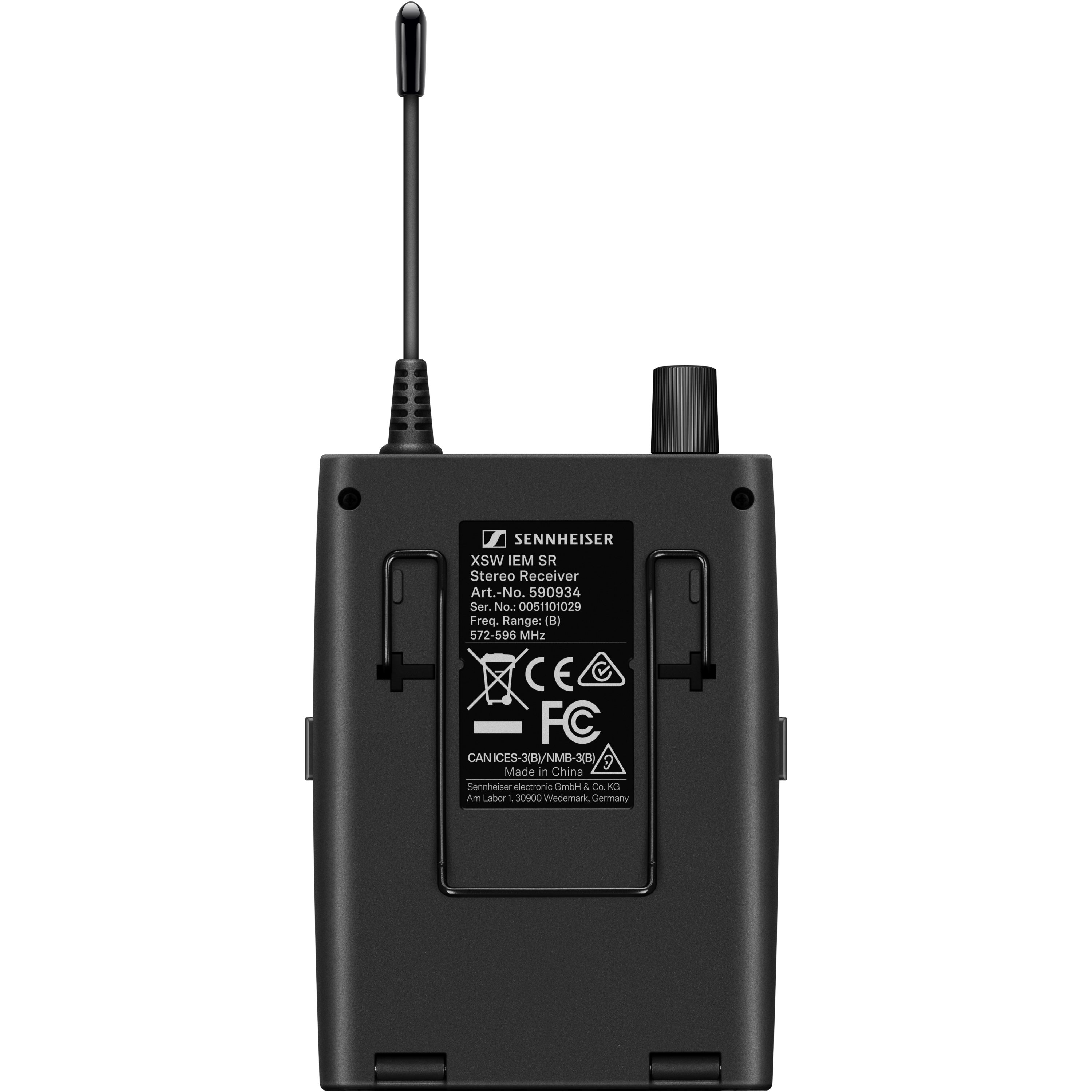 Sennheiser XSW IEM EK - E (823.2 - 831.8 MHz) bodypack voor XSW IEM