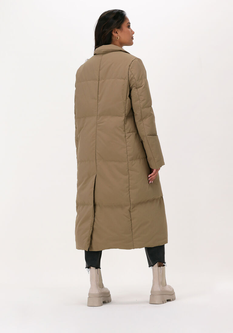 STAND STUDIO olijf stand studio gewatteerde jas gryer coat