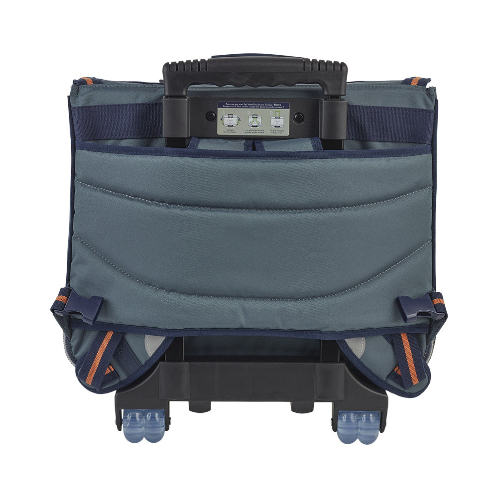 Cartable trolley Thomas gris