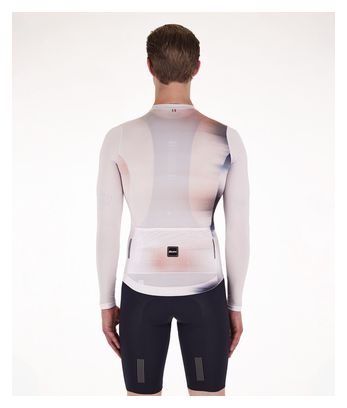 Maillot Manches Longues Unisexe Santini Ombra Eco Sleek Blanc