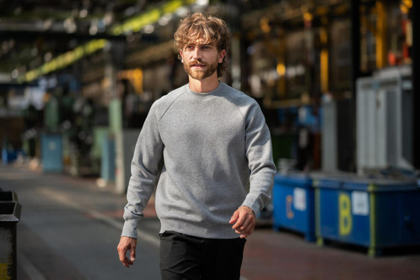 Rimeck W42 - Pull Sportif à Manches Raglan et Détails Contrastés