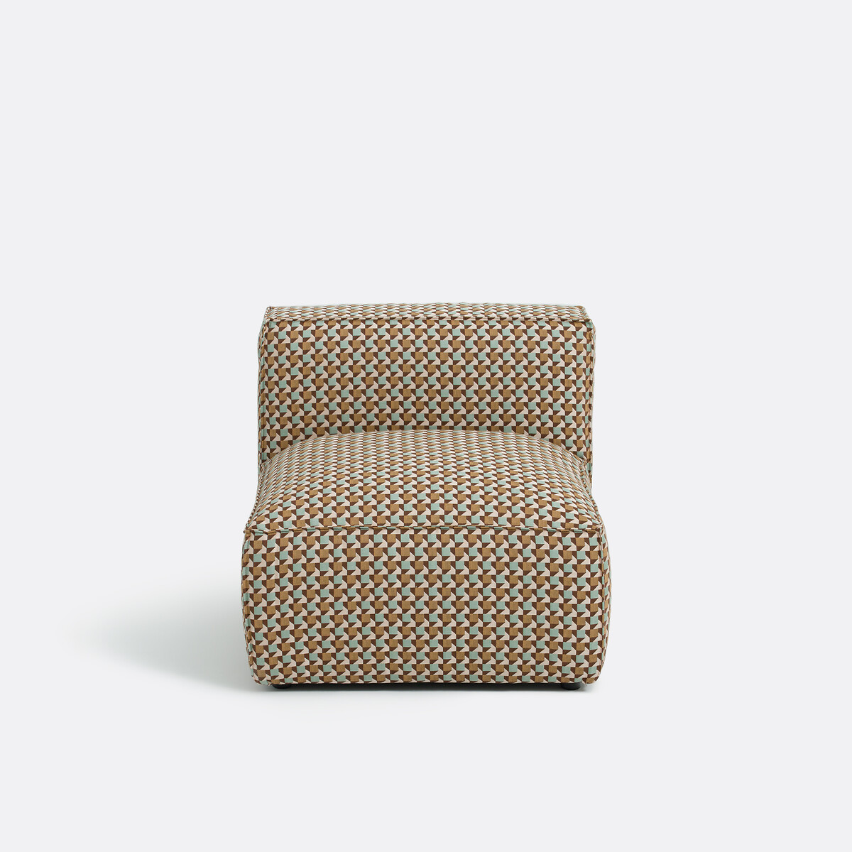 LA REDOUTE INTERIORS<br>Banco modular em tecido jacquard Origami, Seven