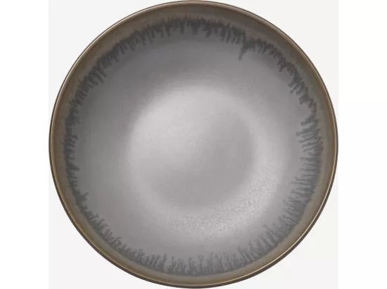 HABITAT - Bol en grès - 17,5 cm - Bleu et marron - Asta